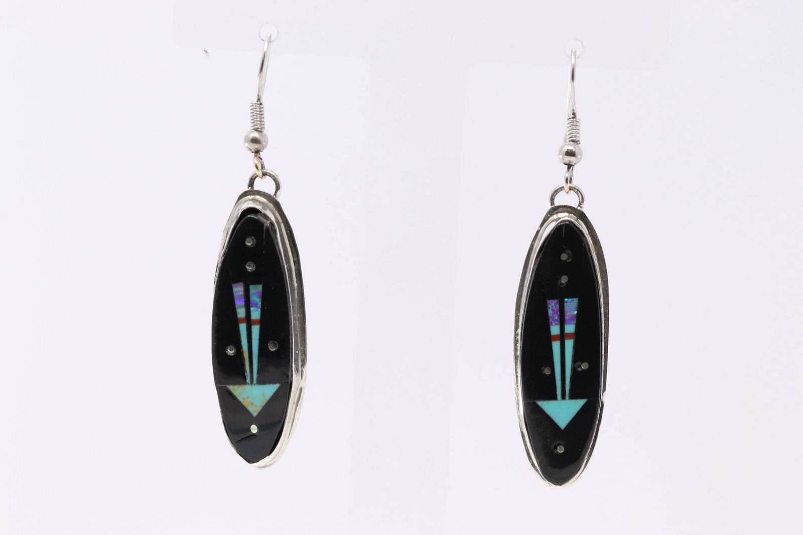 Native American Navajo Handmade Multi-Stone Inlay Night (1 of 4)