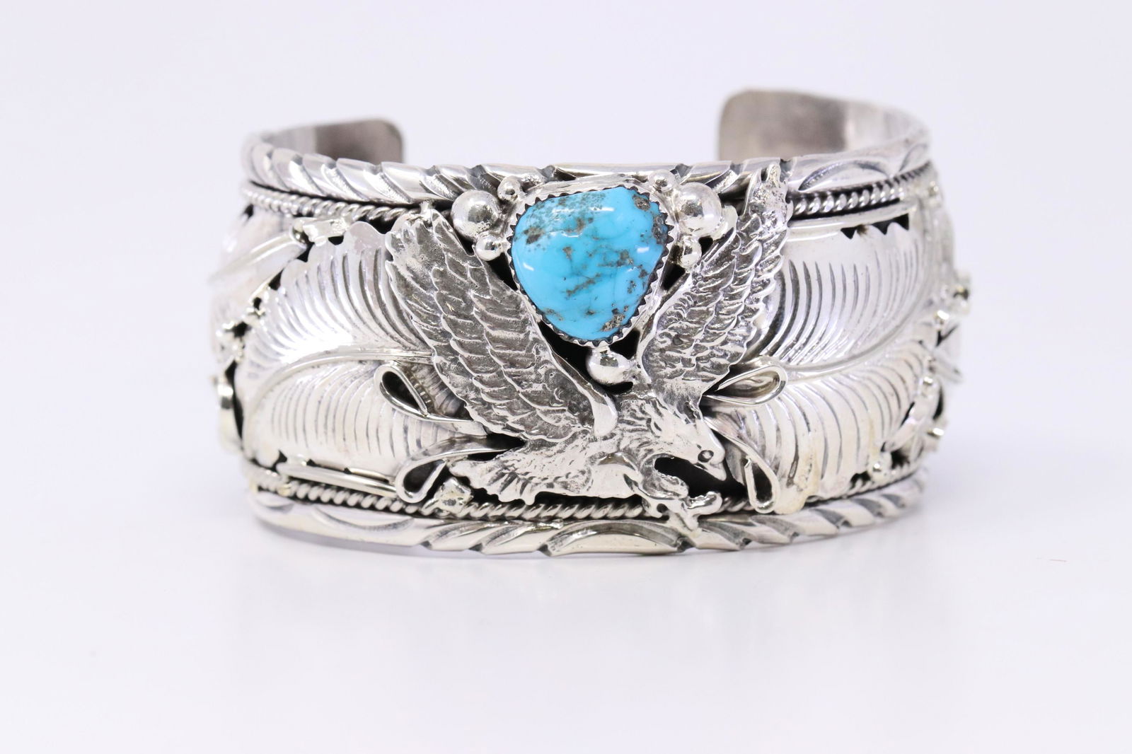 Native American Navajo Handmade Sterling Silver (1 of 4)