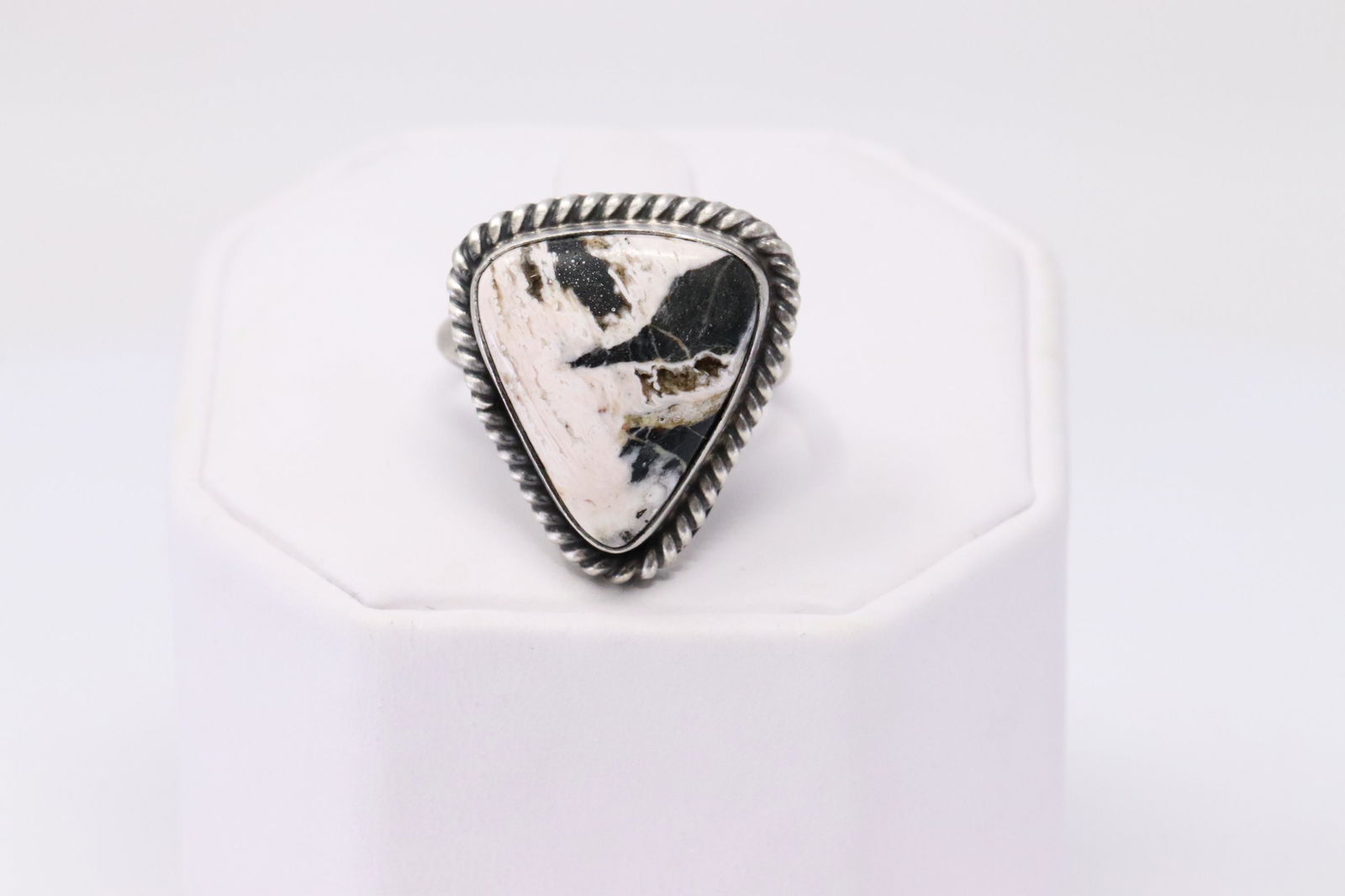 Native American Navajo Handmade Sterling Silver White (1 of 5)
