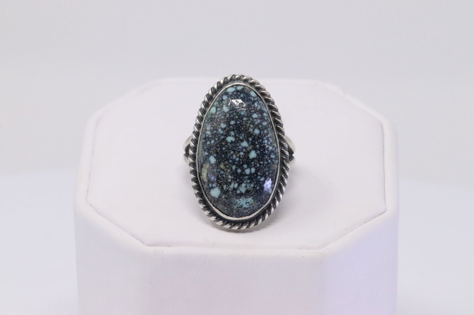 Native American Navajo Handmade Sterling Silver Tibtien (1 of 4)