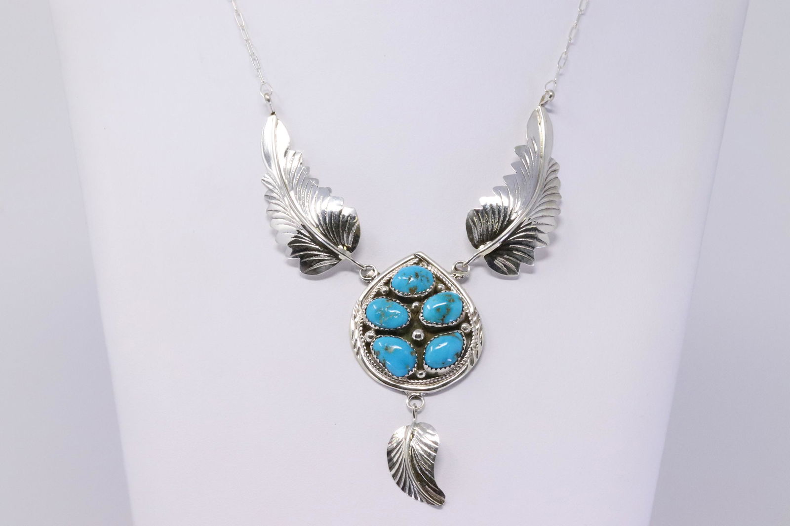 Native American Navajo Handmade Sterling Silver Feather (1 of 3)