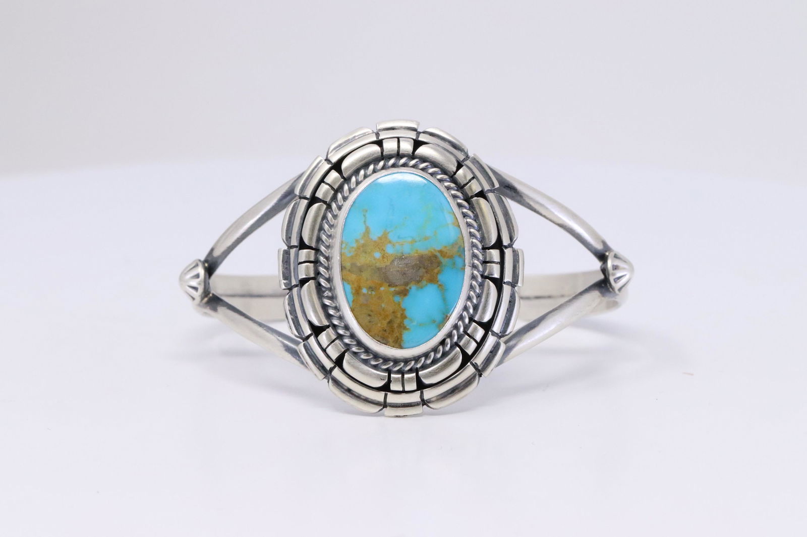 Native American Navajo Handmade Turquoise Bracelet by (1 of 5)