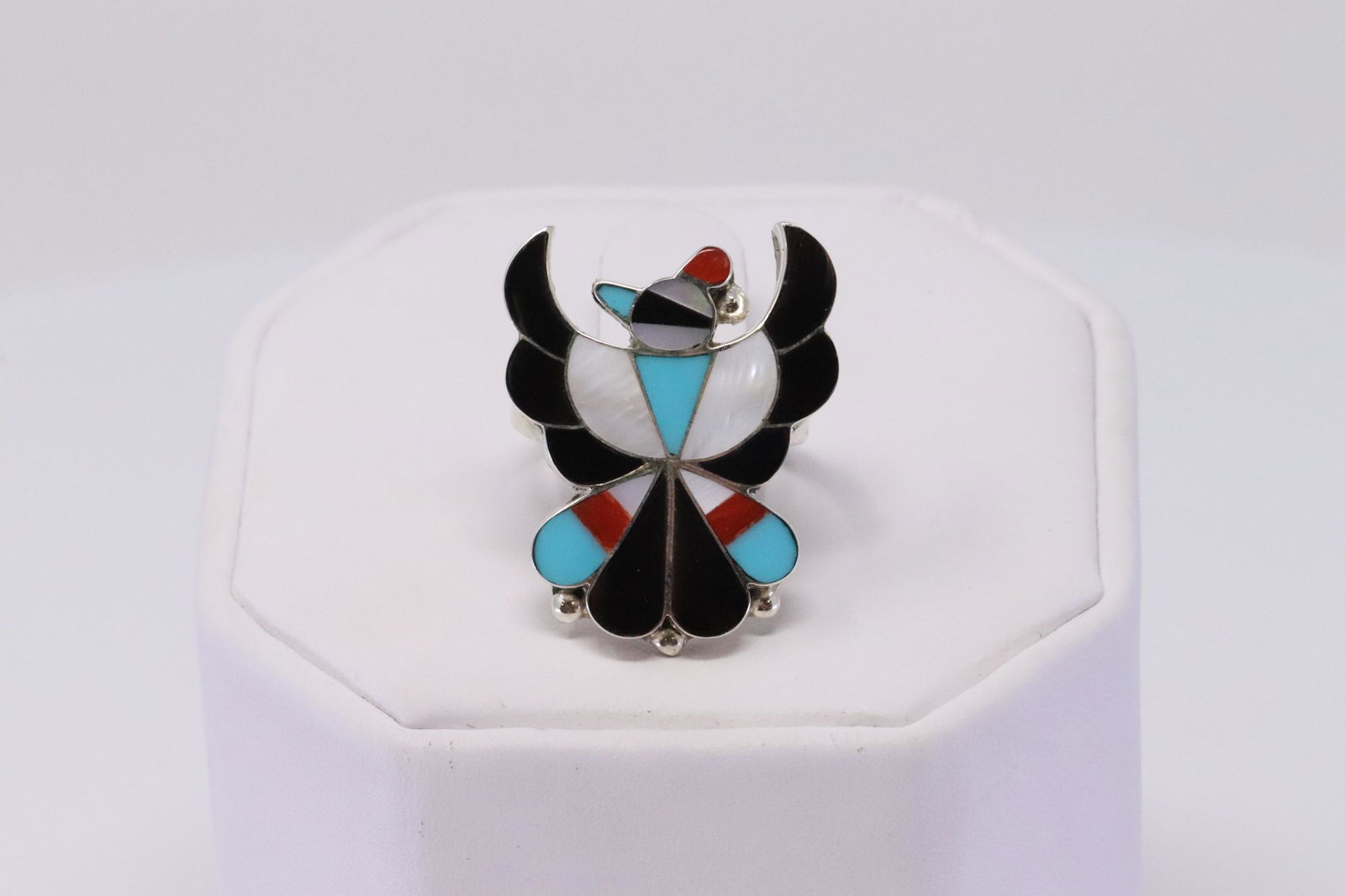 Native American Zuni Handmade Sterling Silver (1 of 5)