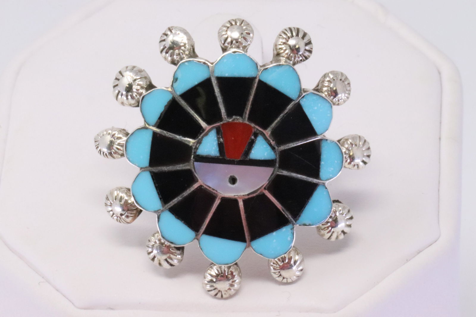 Native American Zuni Handmade Sterling Silver (1 of 5)