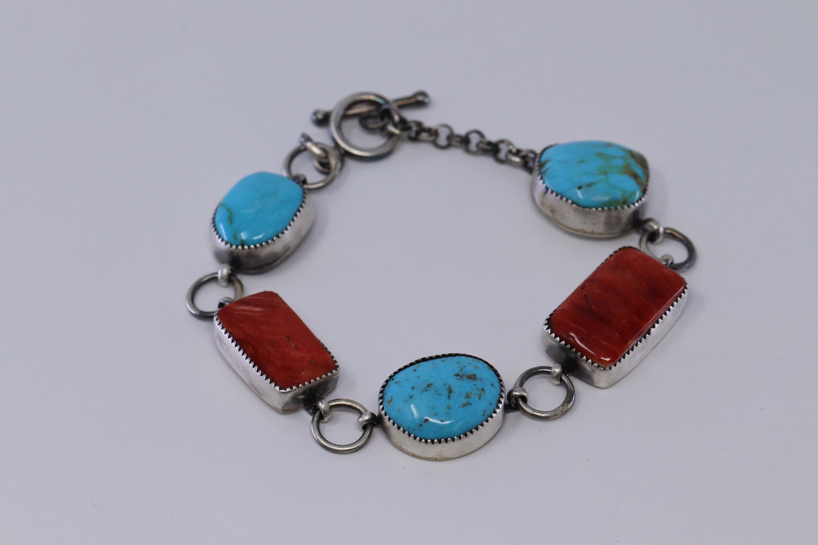 Native American Navajo Handmade Multi Color Bracelet By (1 of 4)