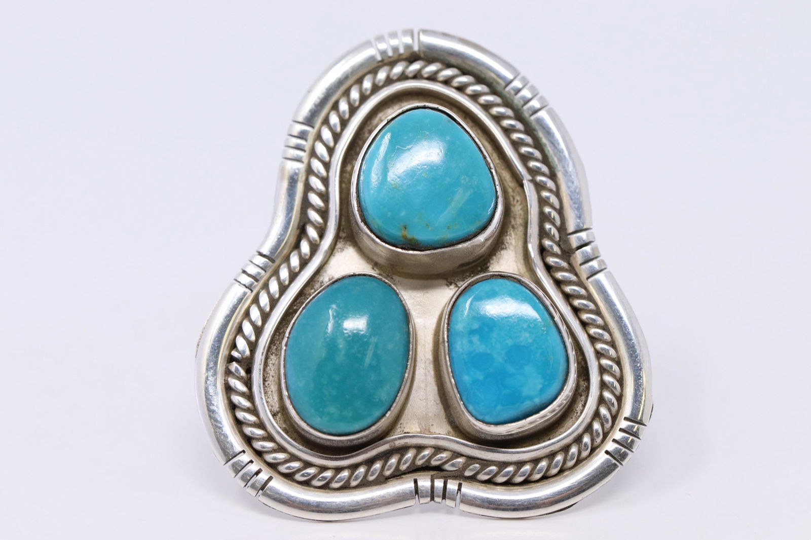 Navajo Native American Kingman Turquoise Ring By Scott (1 of 4)