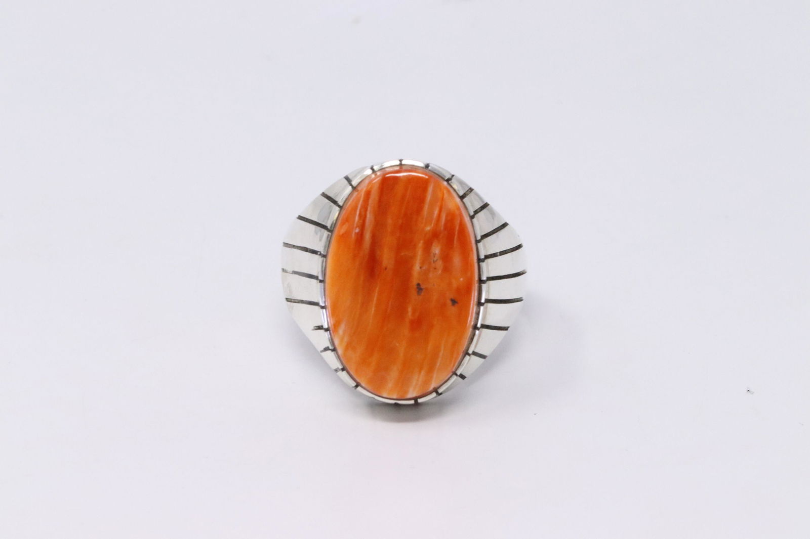 Native American Navajo Handmade Sterling Silver Spiny (1 of 5)