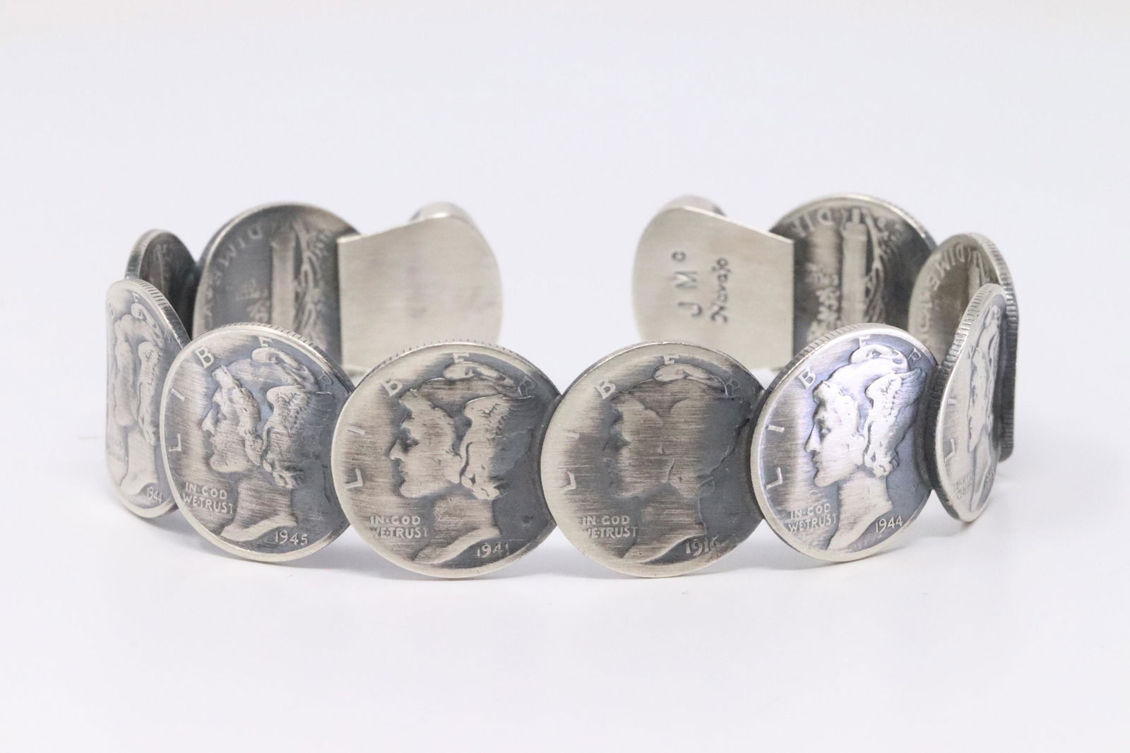 Native American Navajo Handmade Sterling Silver (1 of 5)