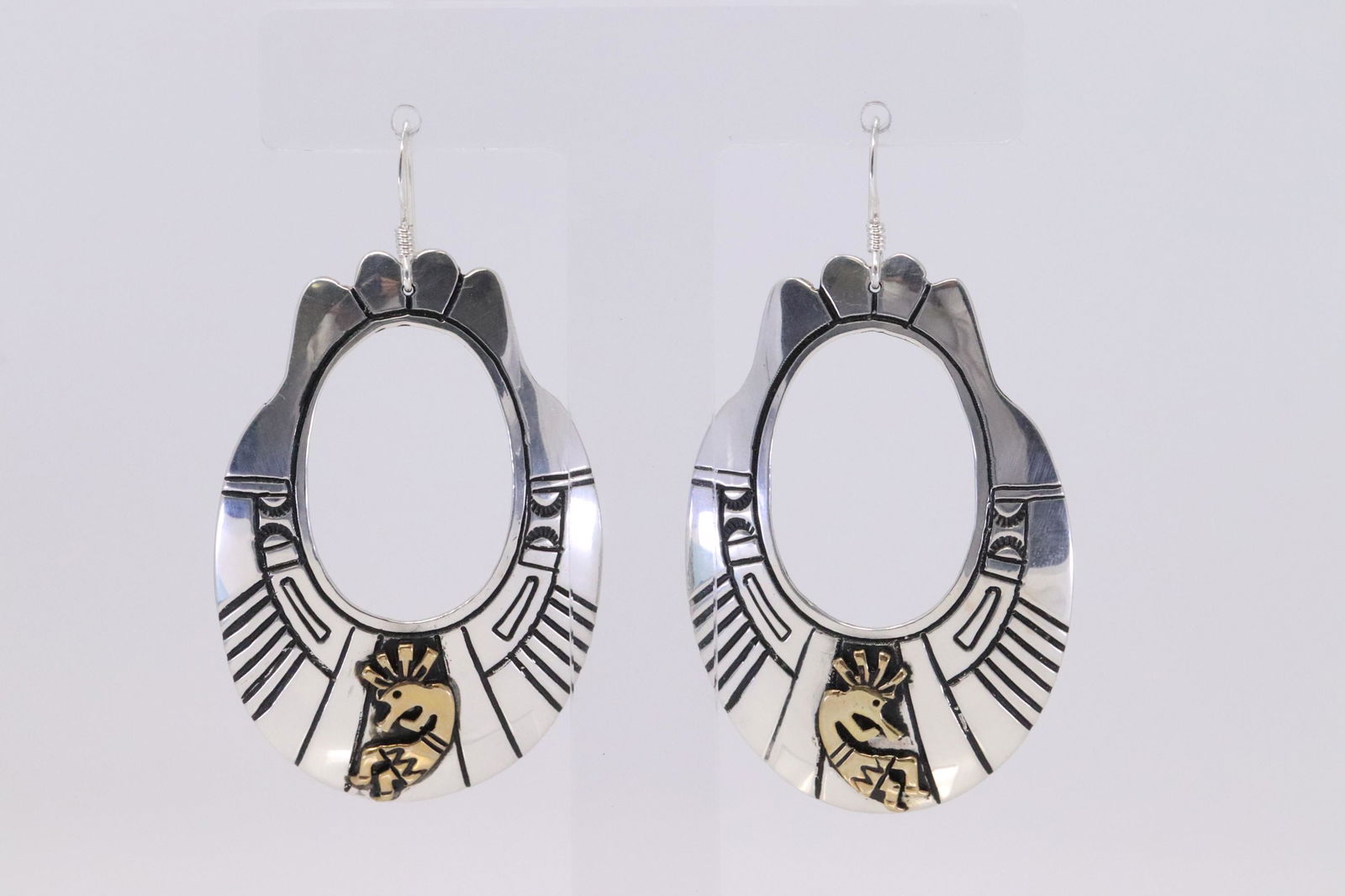 Native American Navajo Handmade Sterling Silver Goal (1 of 4)