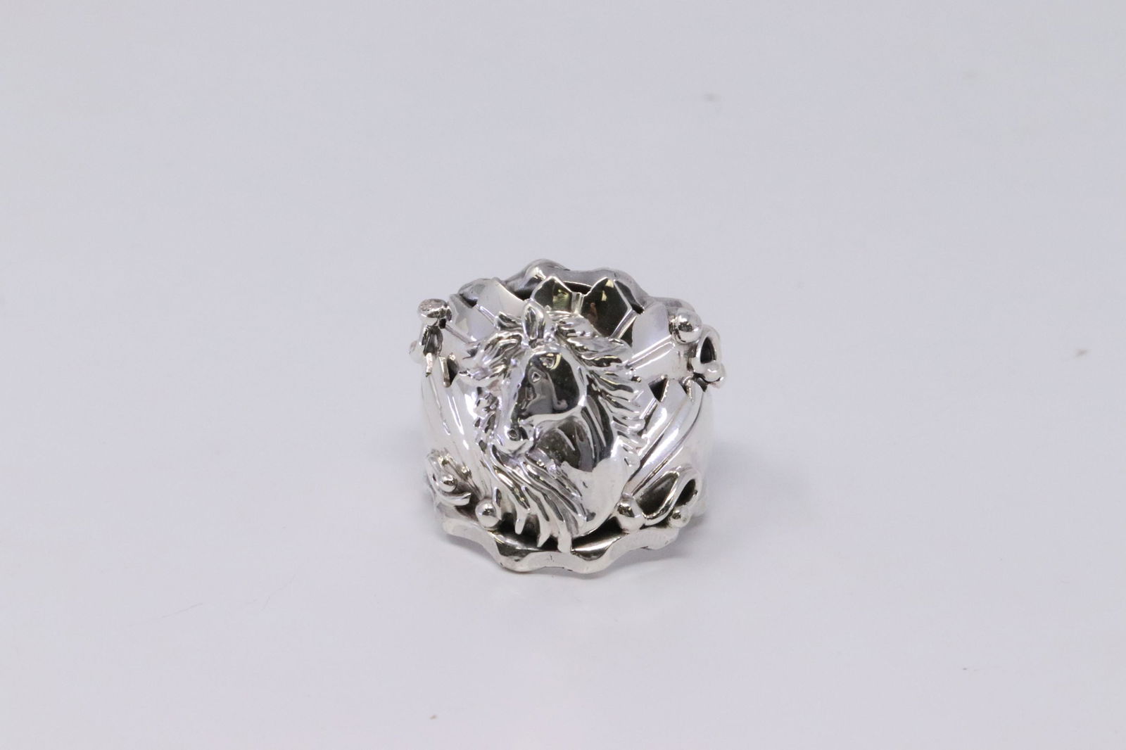 Native American Navajo Handmade Sterling Silver Horse (1 of 4)