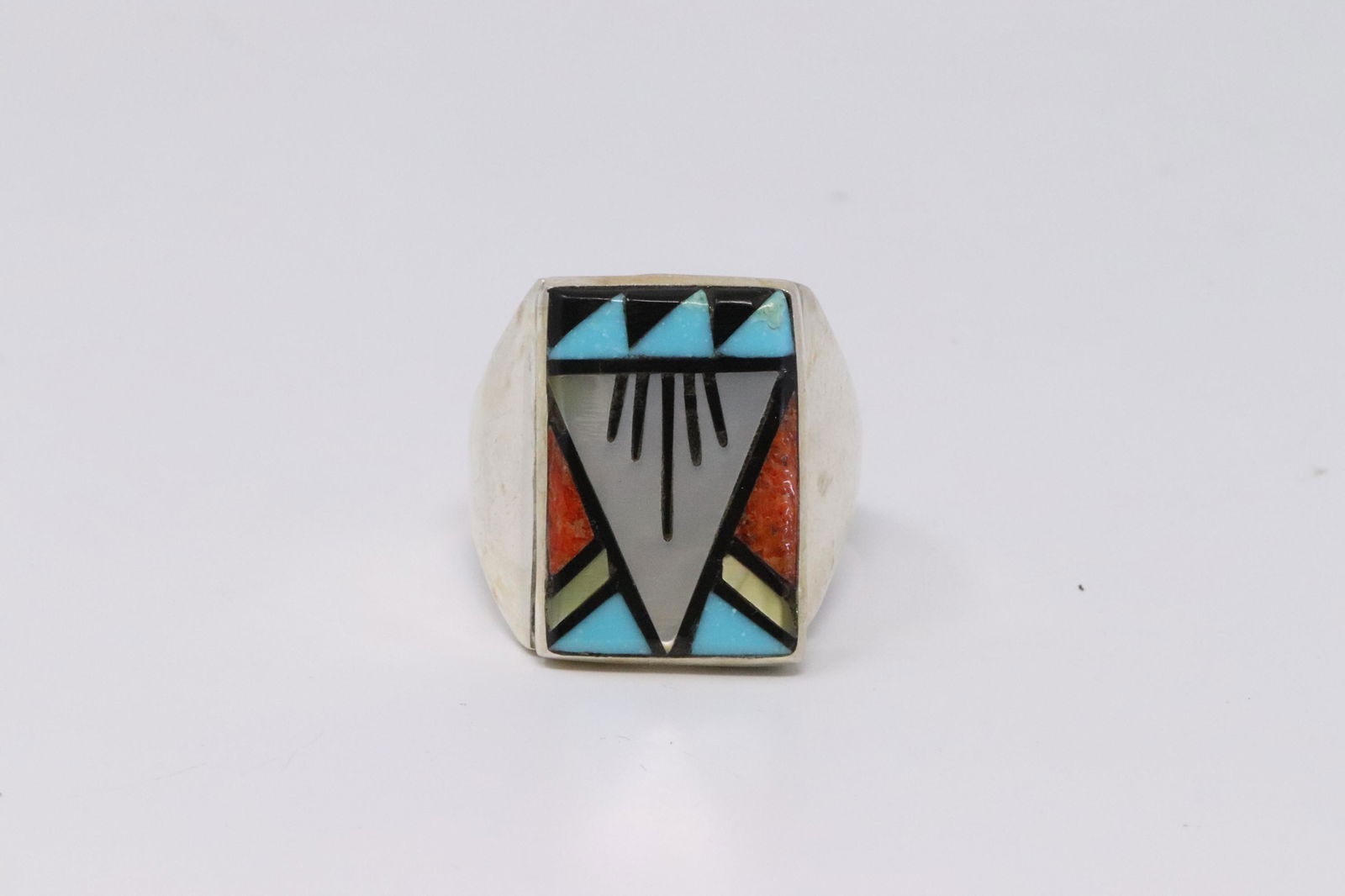 Native American Zuni Handmade Sterling Silver (1 of 4)