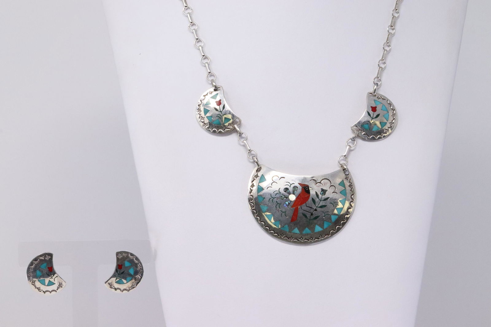 Native American Zuni Handmade Sterling Silver (1 of 6)