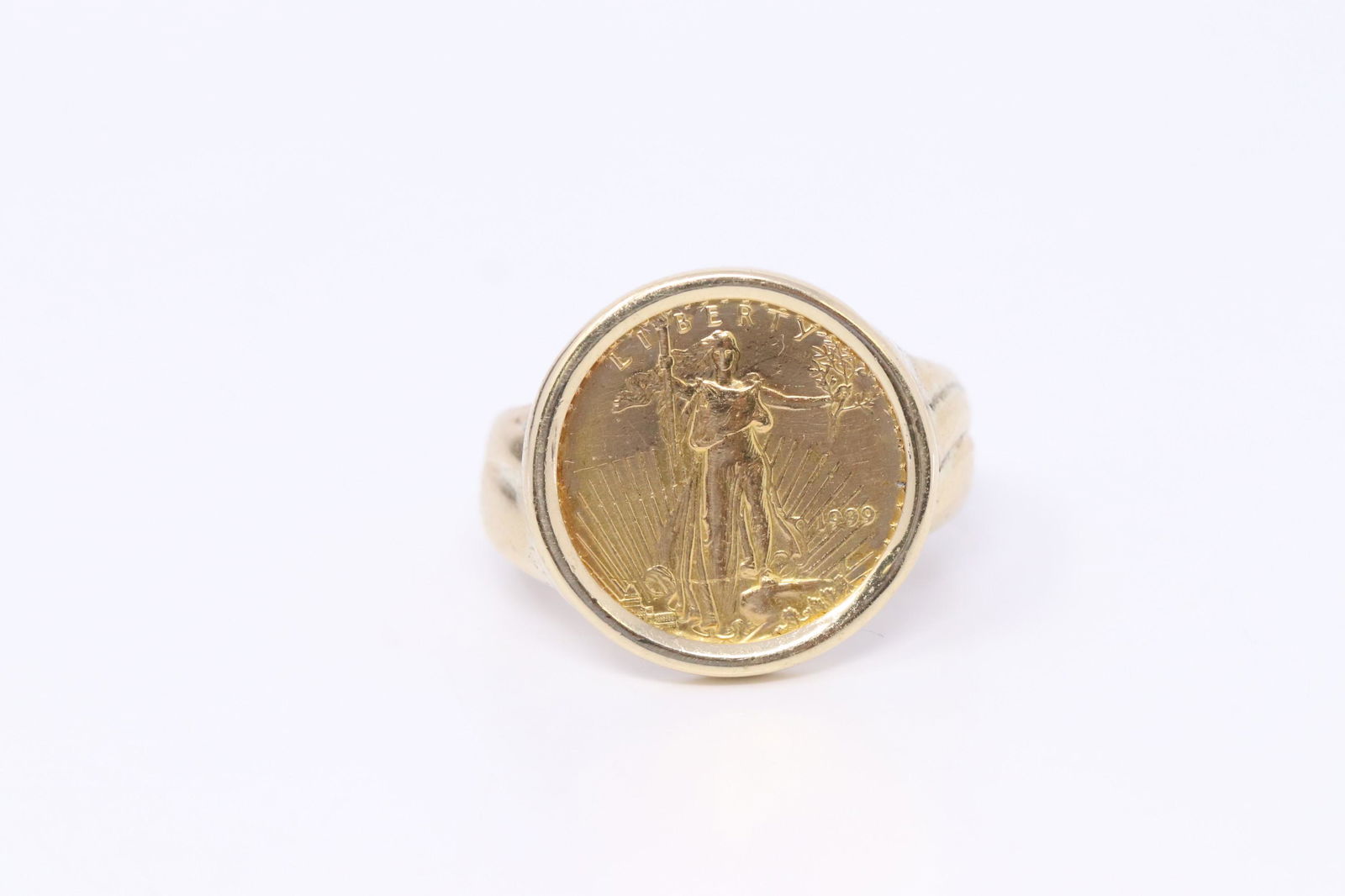 $5 Dollar Liberty Gold Coin Ring (1 of 6)