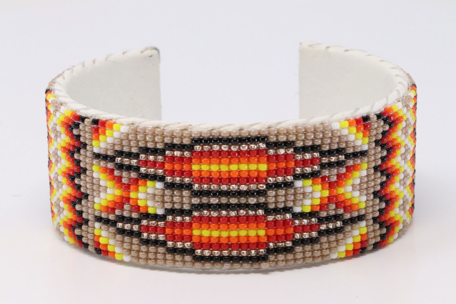 Native American Navajo Handmade Multi-Color Leather (1 of 5)