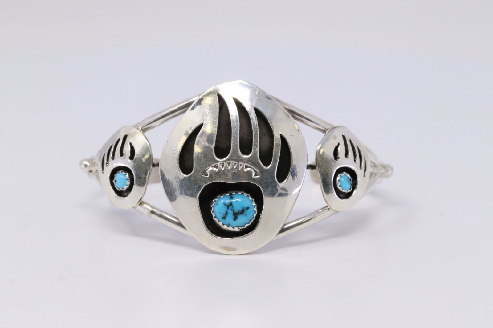 Native American Navajo Handmade Sterling Silver (1 of 5)