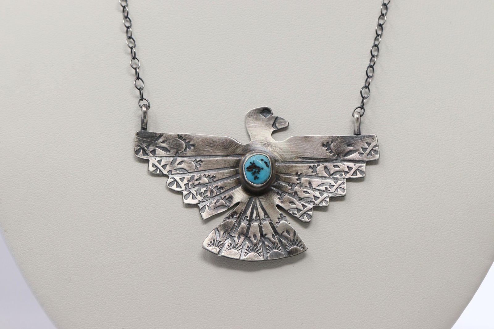 Tim Yazzie Navajo Turquoise And Sterling Silver (1 of 4)