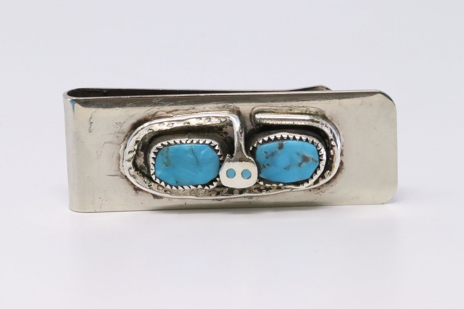 Native American Zuni Handmade Sterling Silver Turquoise (1 of 3)