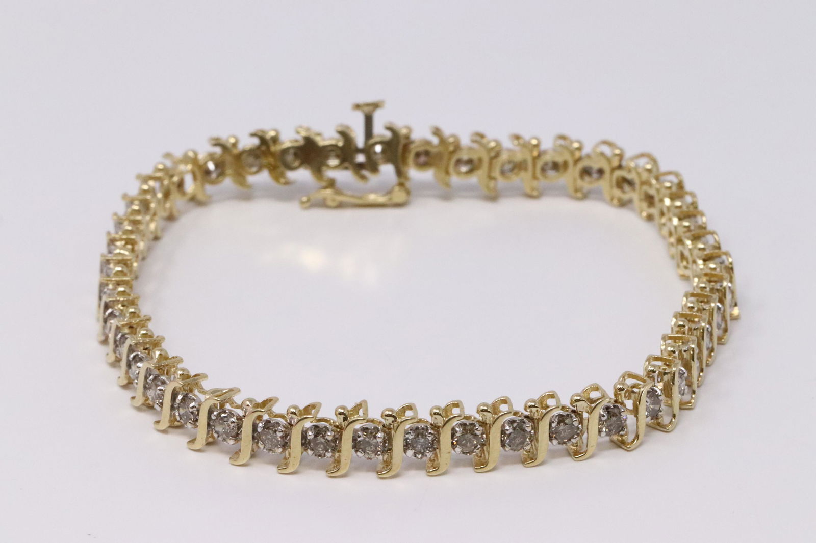 14KT Diamond Bracelet (1 of 3)