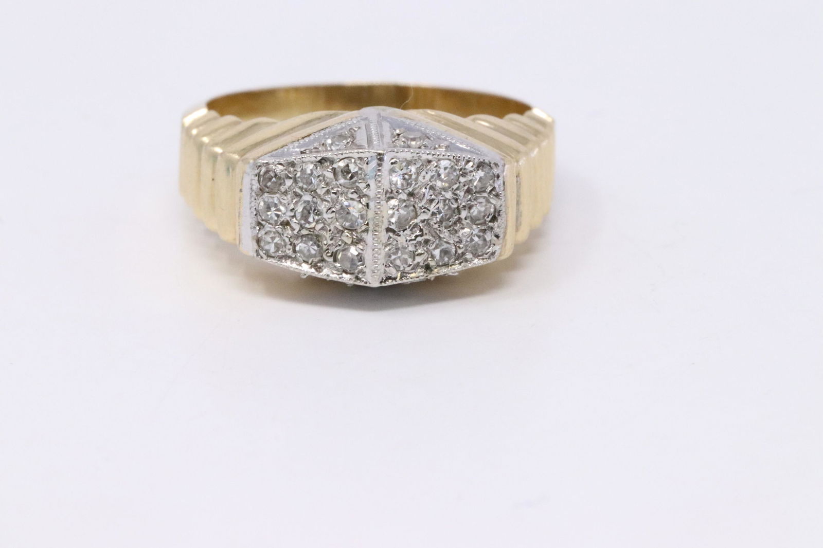 14KT Vintage Diamond Ring (1 of 4)