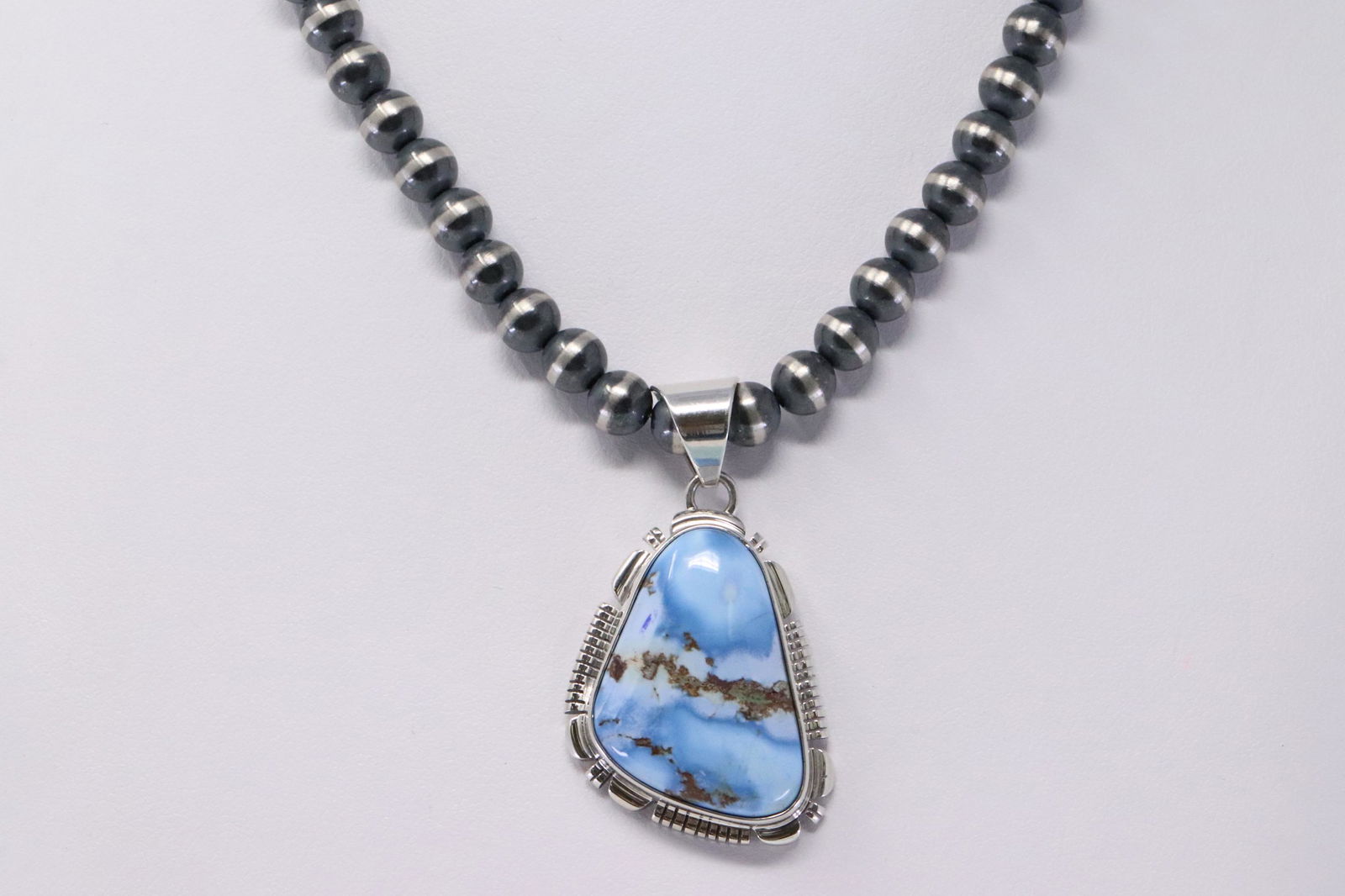 Native American Navajo Handmade Sterling Silver Golden (1 of 4)