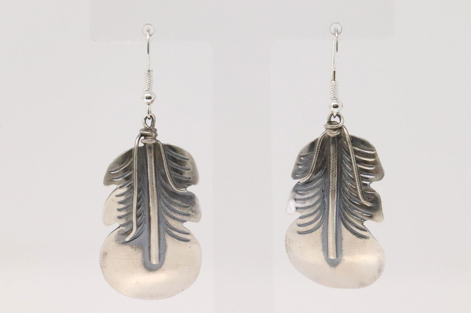Native American Navajo Handmade Sterling Silver Feather (1 of 3)