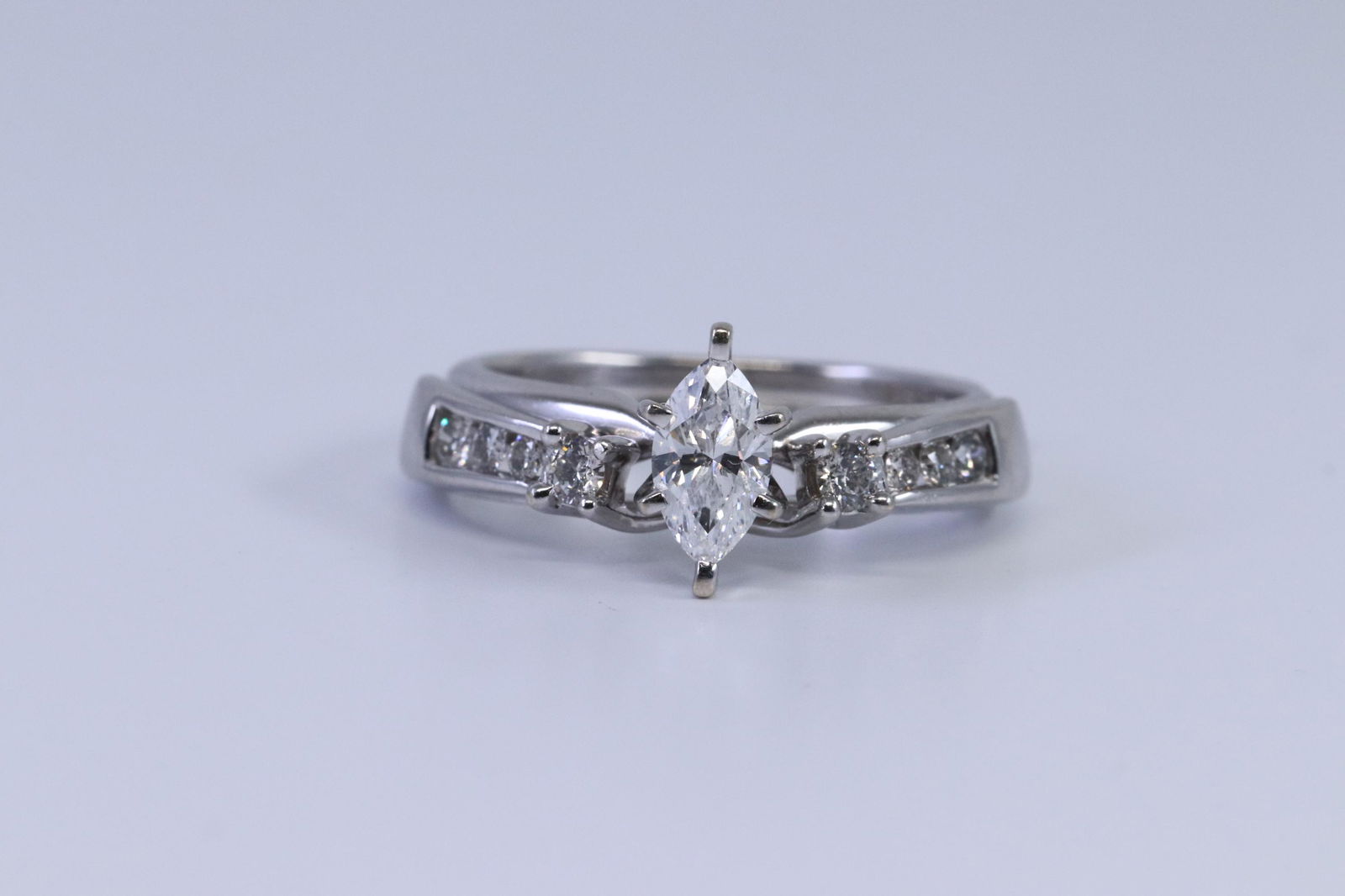 14Kt White Gold Diamond Ring (1 of 3)