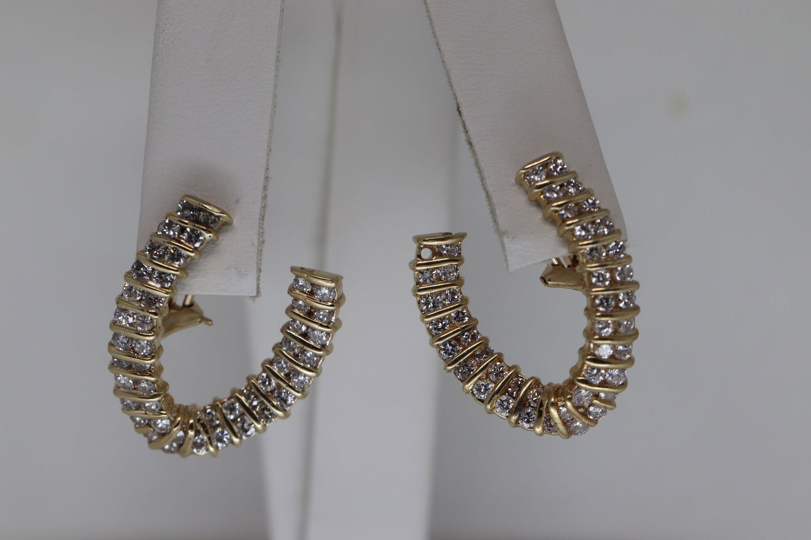 14Kt Ladies Diamond Earrings (1 of 6)