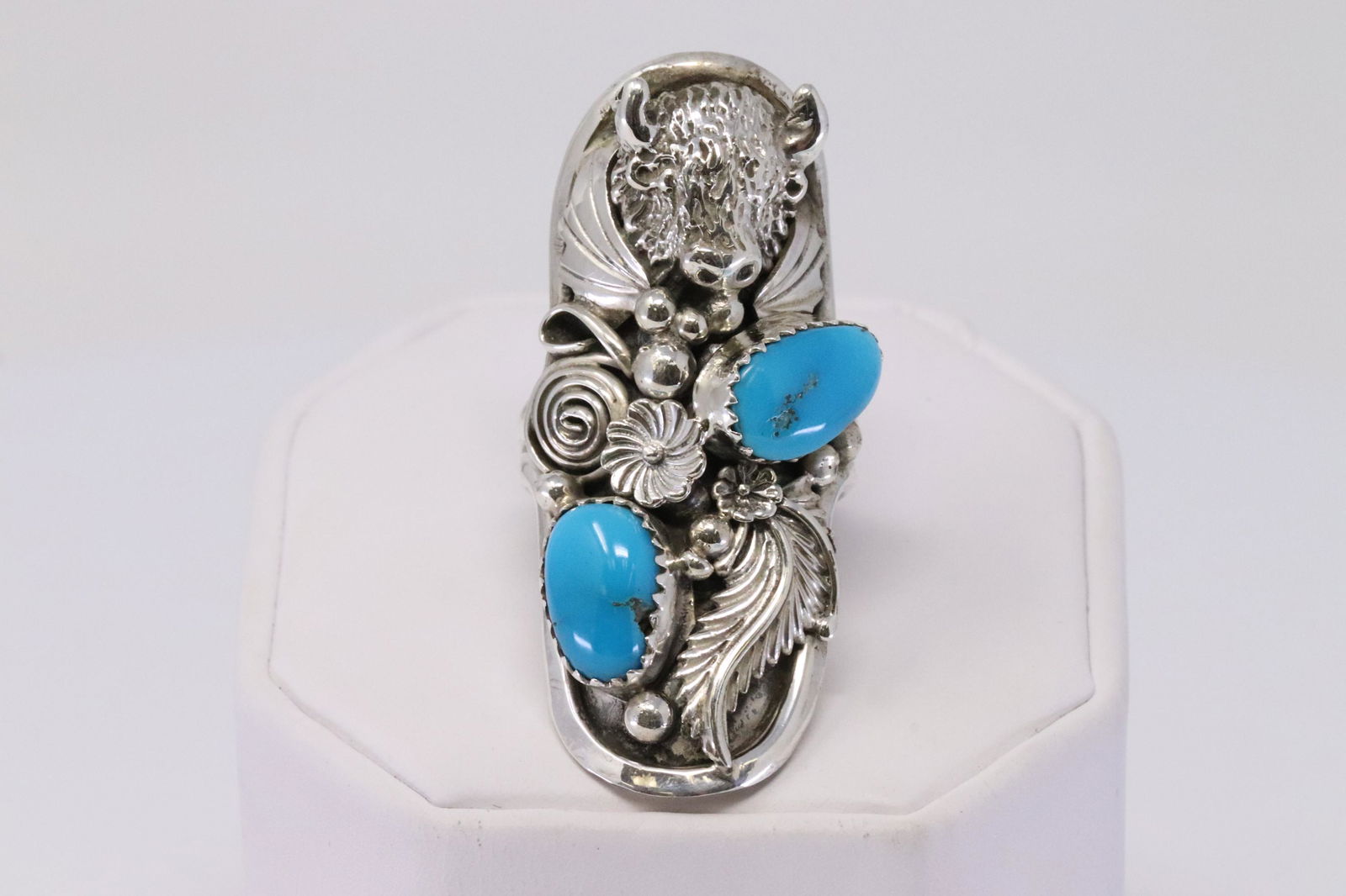 Native American Navajo Sterling Silver Turquoise (1 of 5)