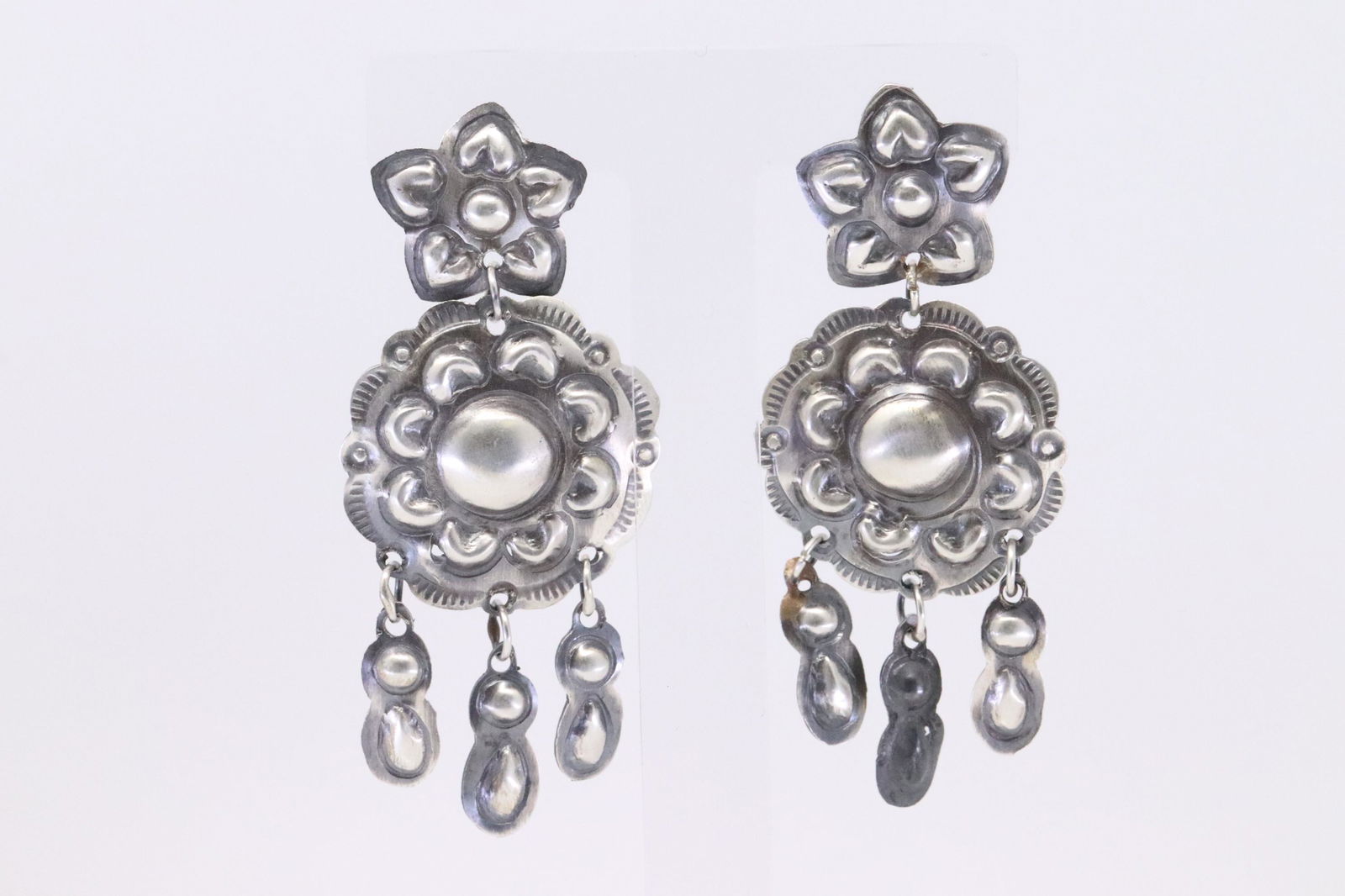 Native American Navajo Handmade Sterling Silver Dangle (1 of 3)