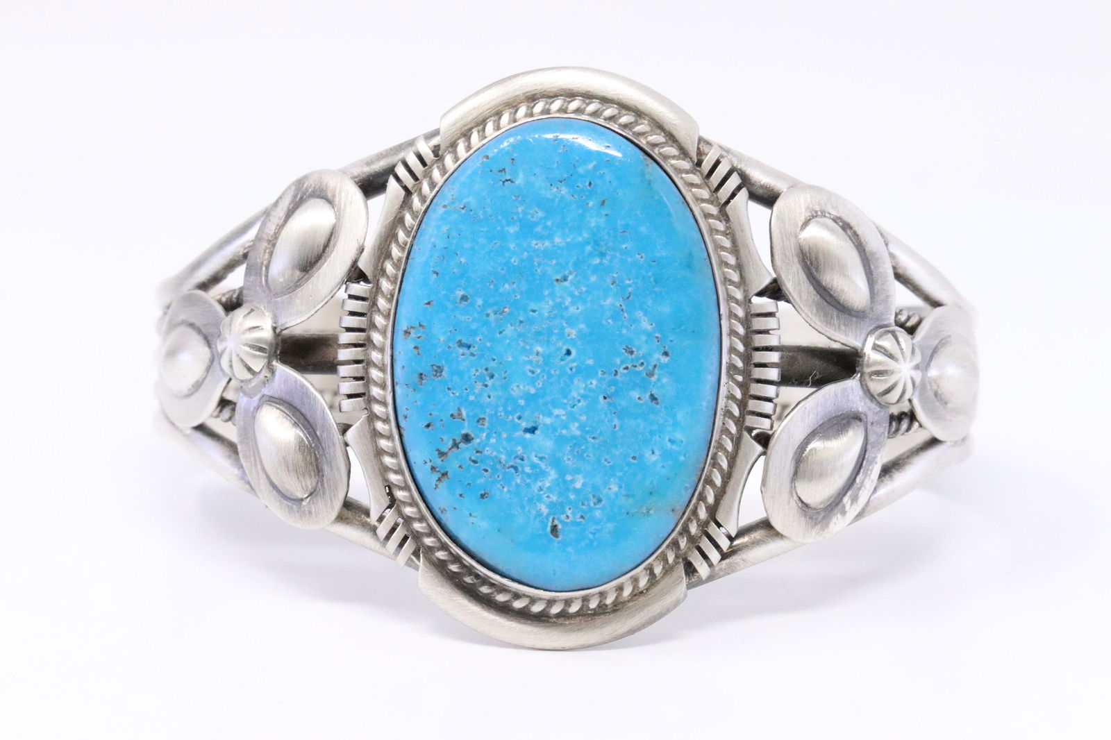 Native American Navajo Handmade Turquoise Bracelet By (1 of 4)