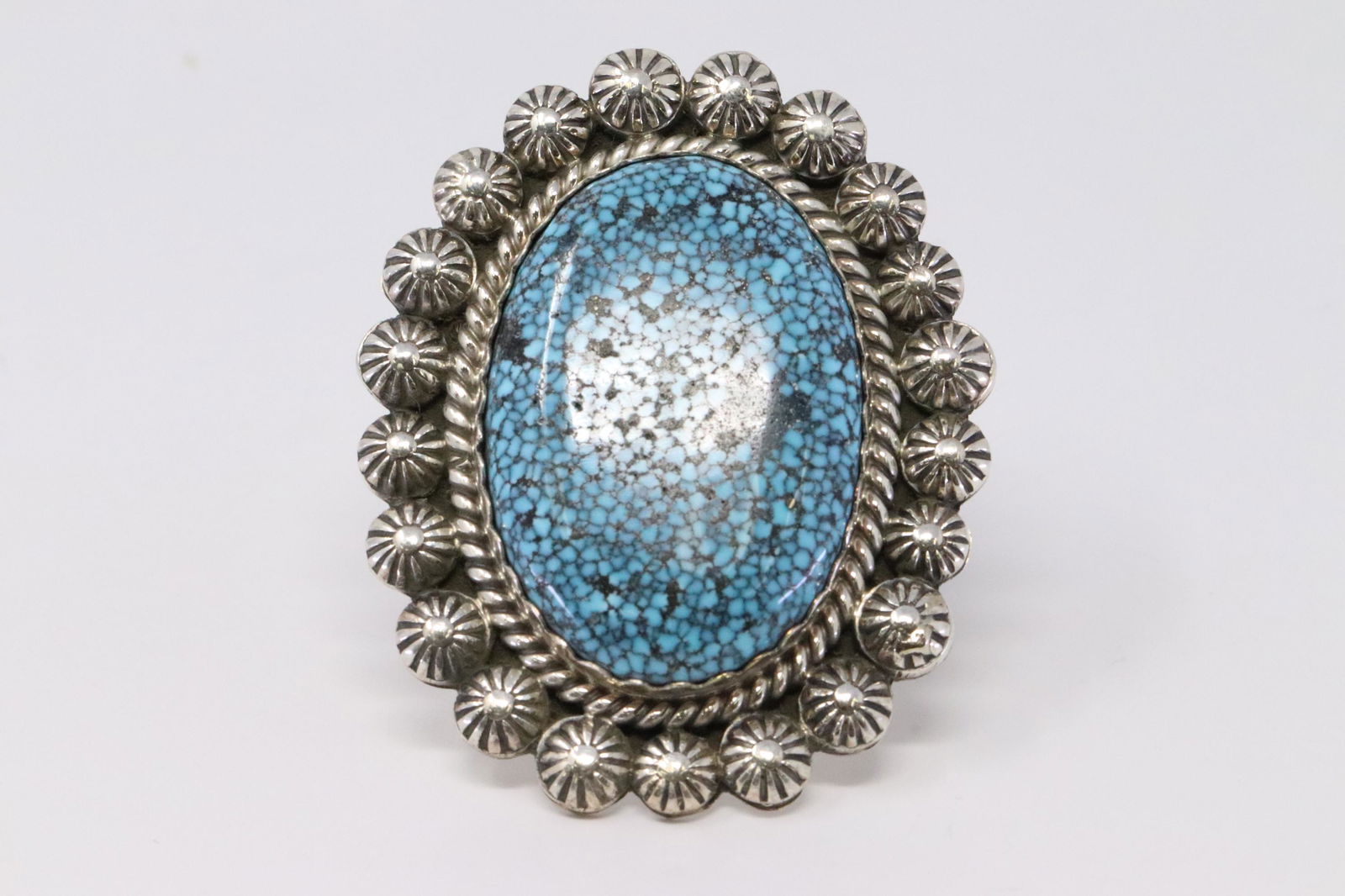 Native American Navajo Handmade Sterling Silver Web (1 of 5)