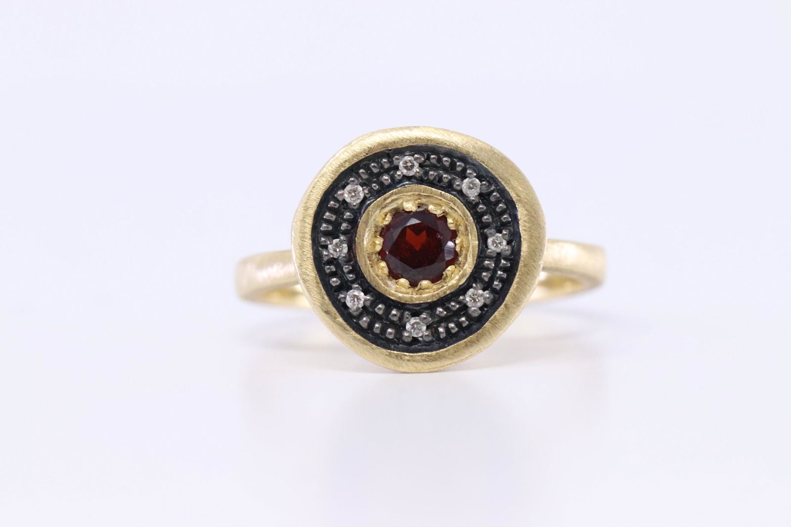 14KT Diamond/Ruby Ring (1 of 4)