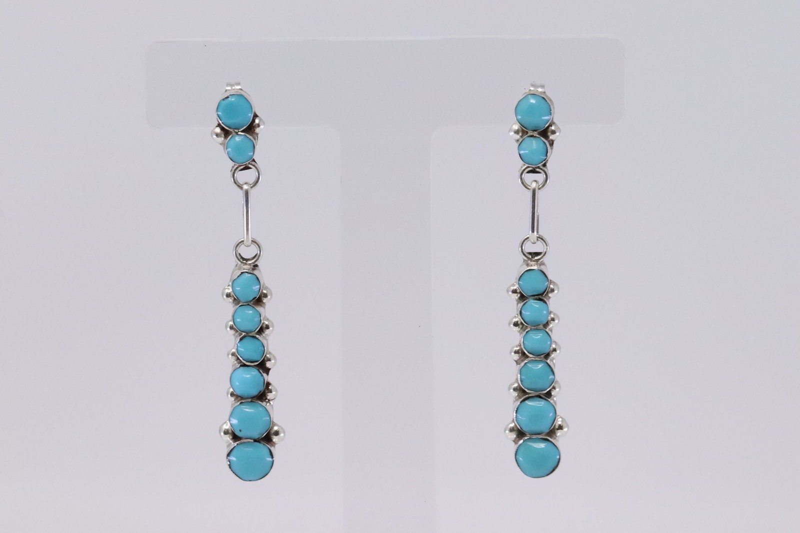 Native American Handmade Sterling Silver Zuni Turquoise (1 of 4)