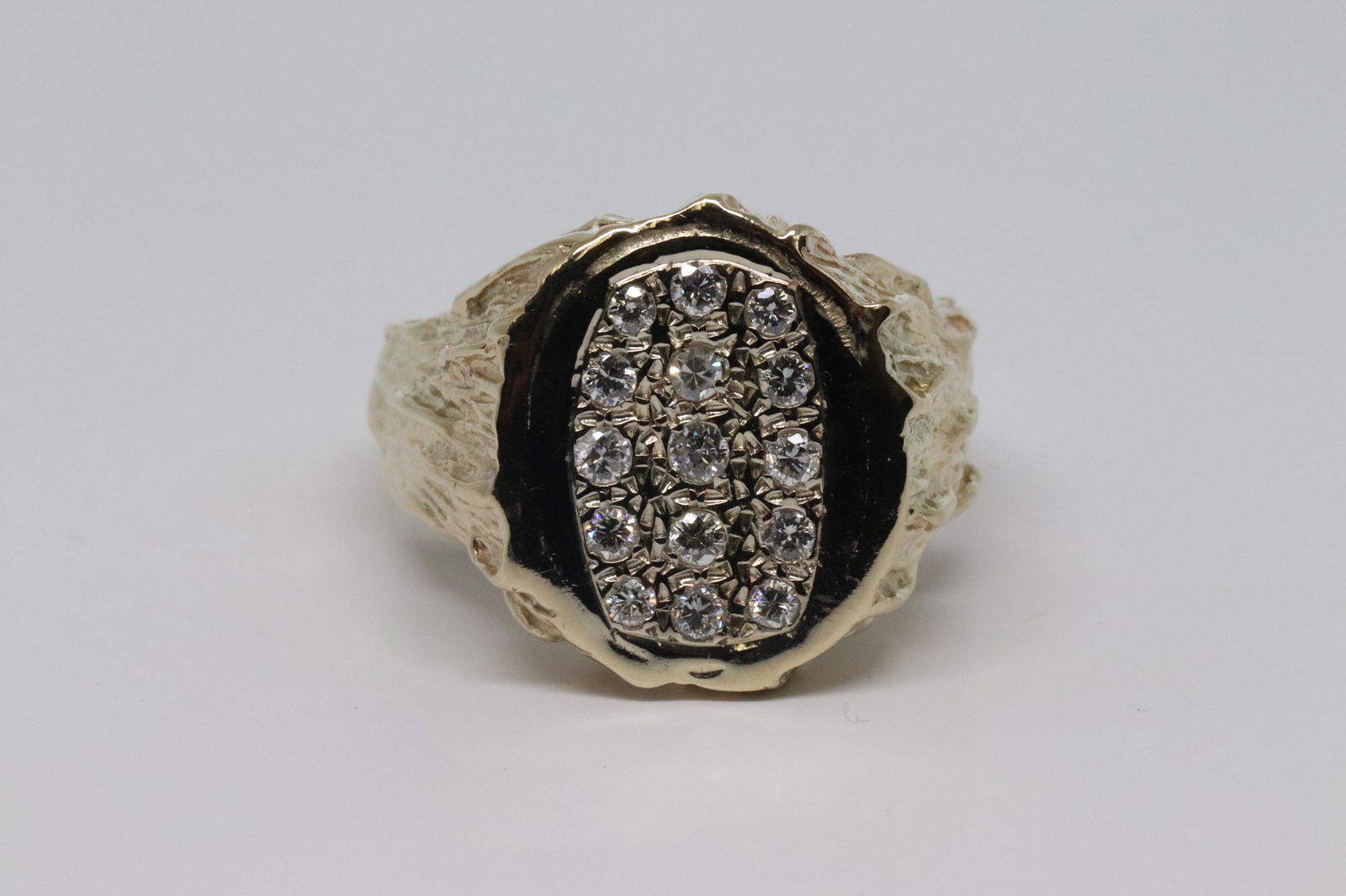 14Kt Men's Diamond Ring (1 of 4)