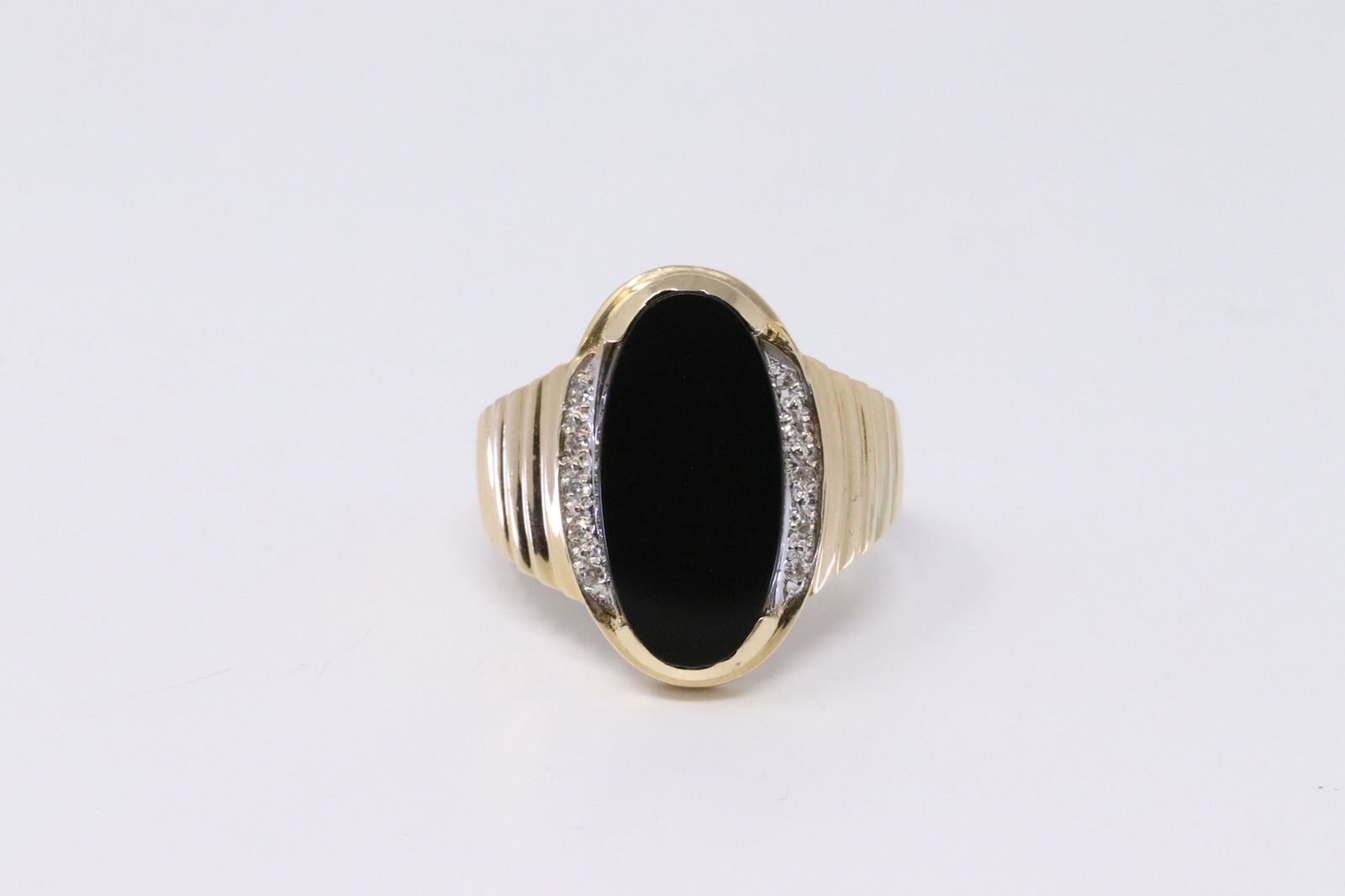 14KT Diamonds/Onyx Ring (1 of 4)