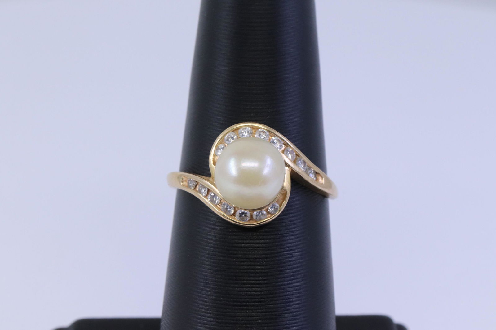 14KT Pearl | Diamond Ring (1 of 4)