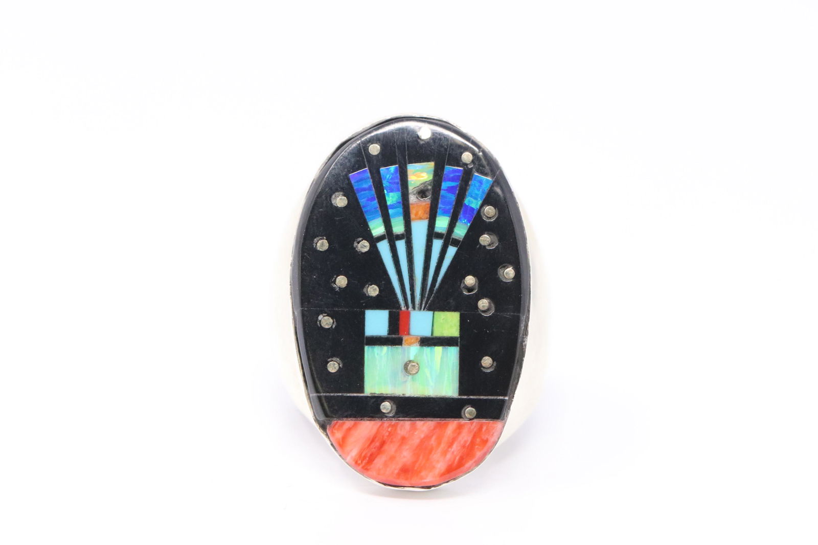 Native American Handmade Sterling Silver Navajo Night (1 of 4)