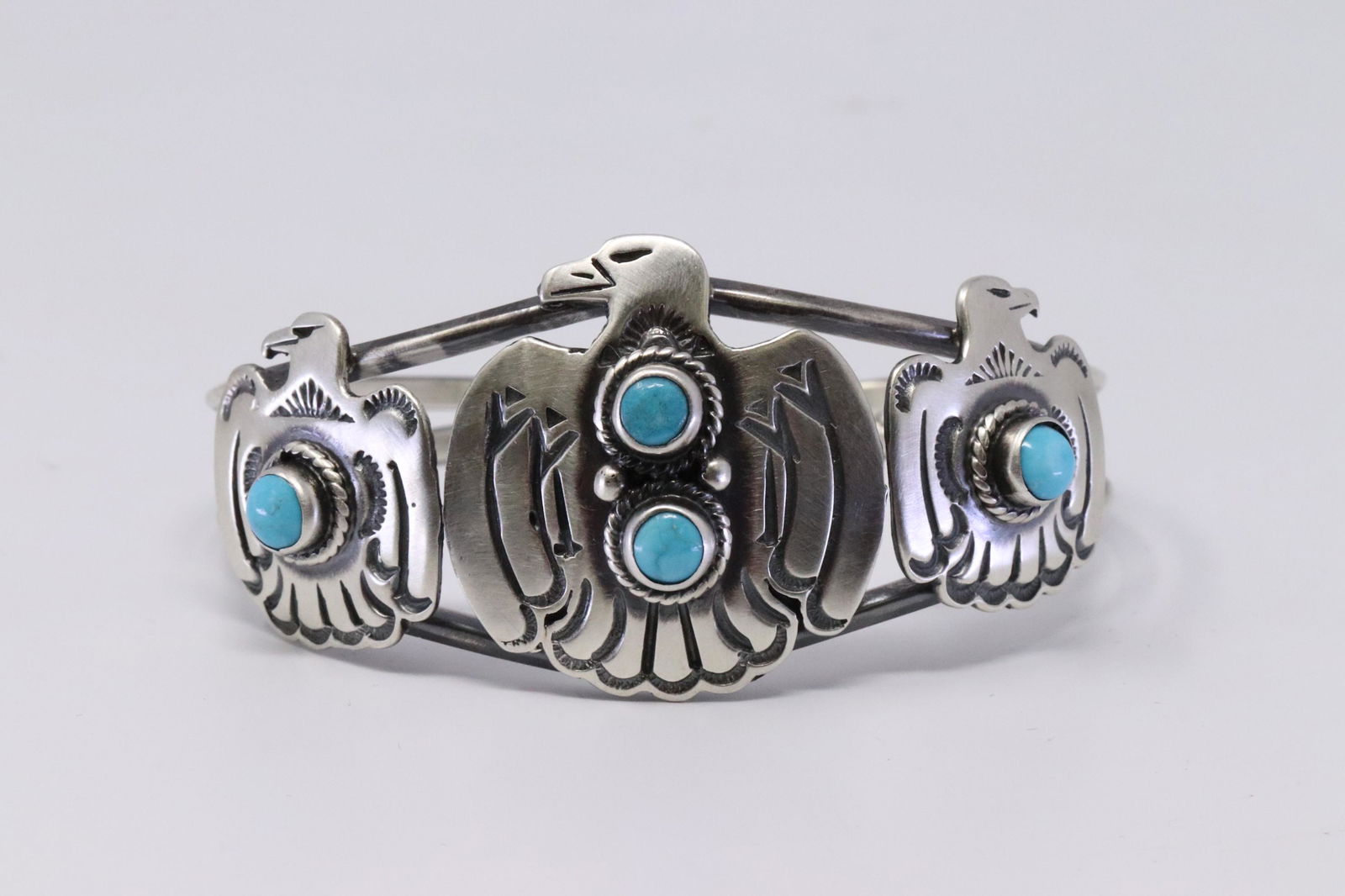 Native American Navajo Handmade Sterling Silver (1 of 5)