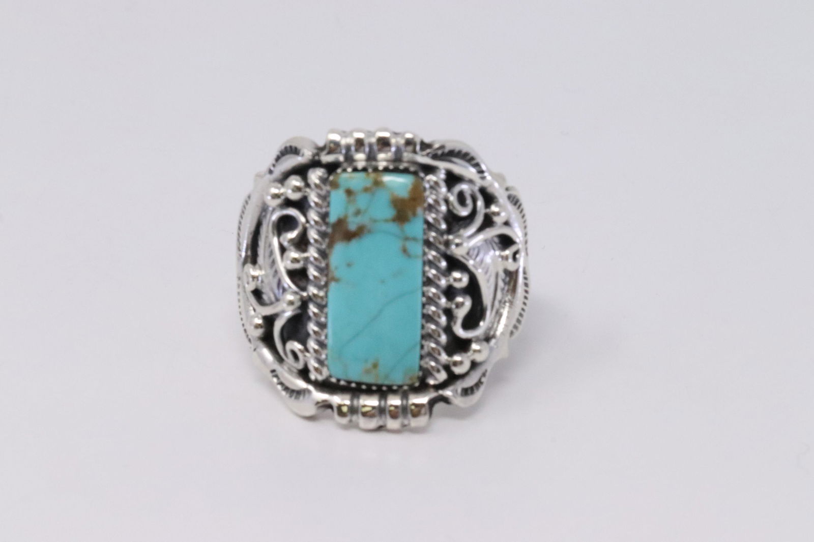 Native American Handmade Sterling Silver Navajo Kingman (1 of 3)