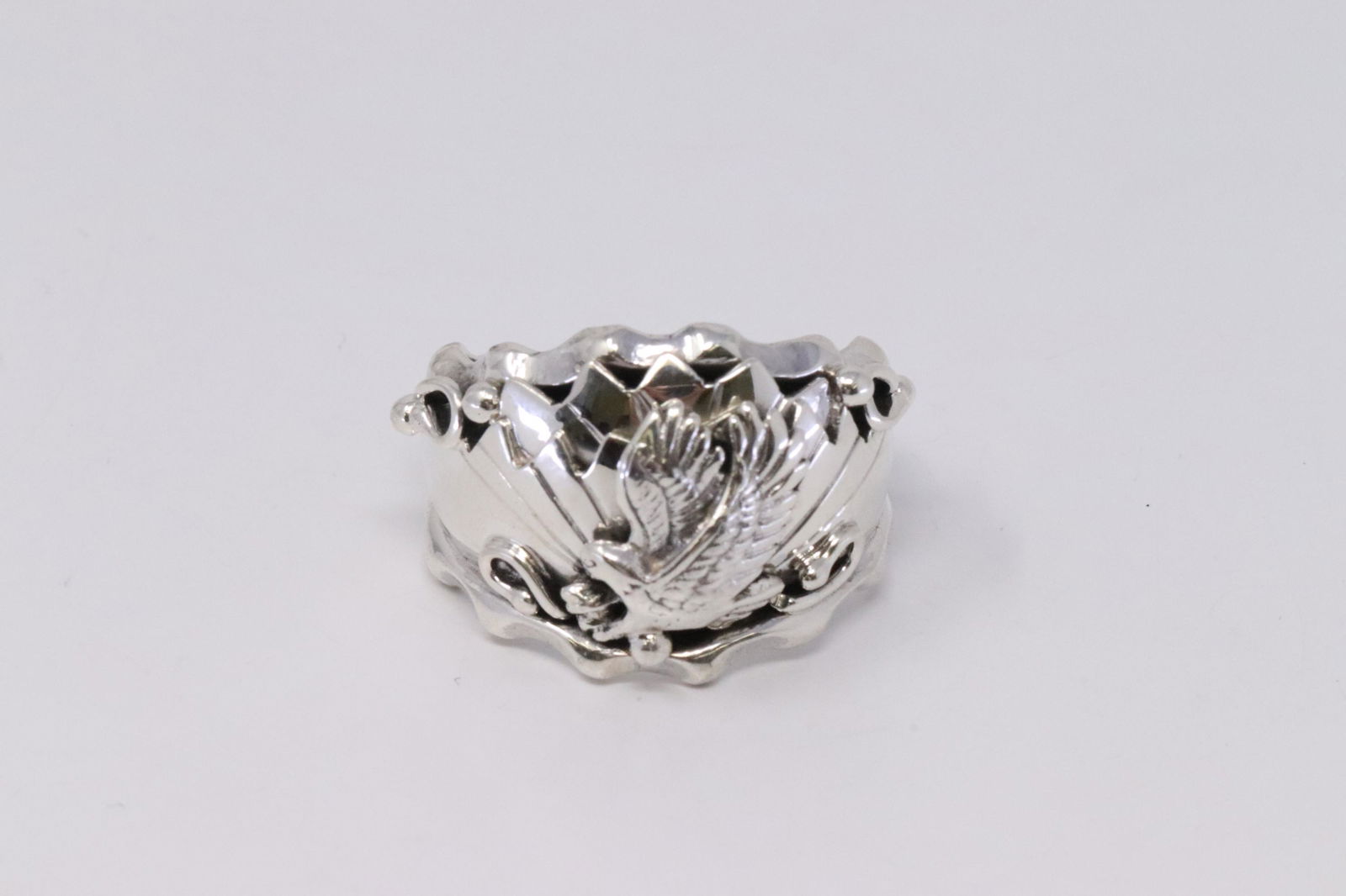 Native American Handmade Sterling Silver Navajo Full (1 of 3)