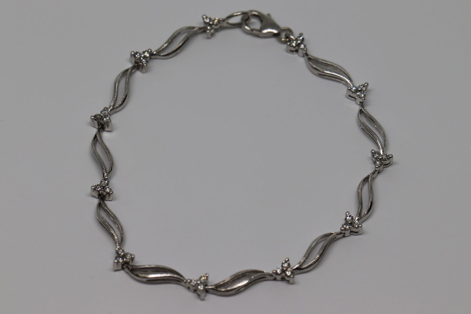 14Kt Diamond Bracelet (1 of 7)