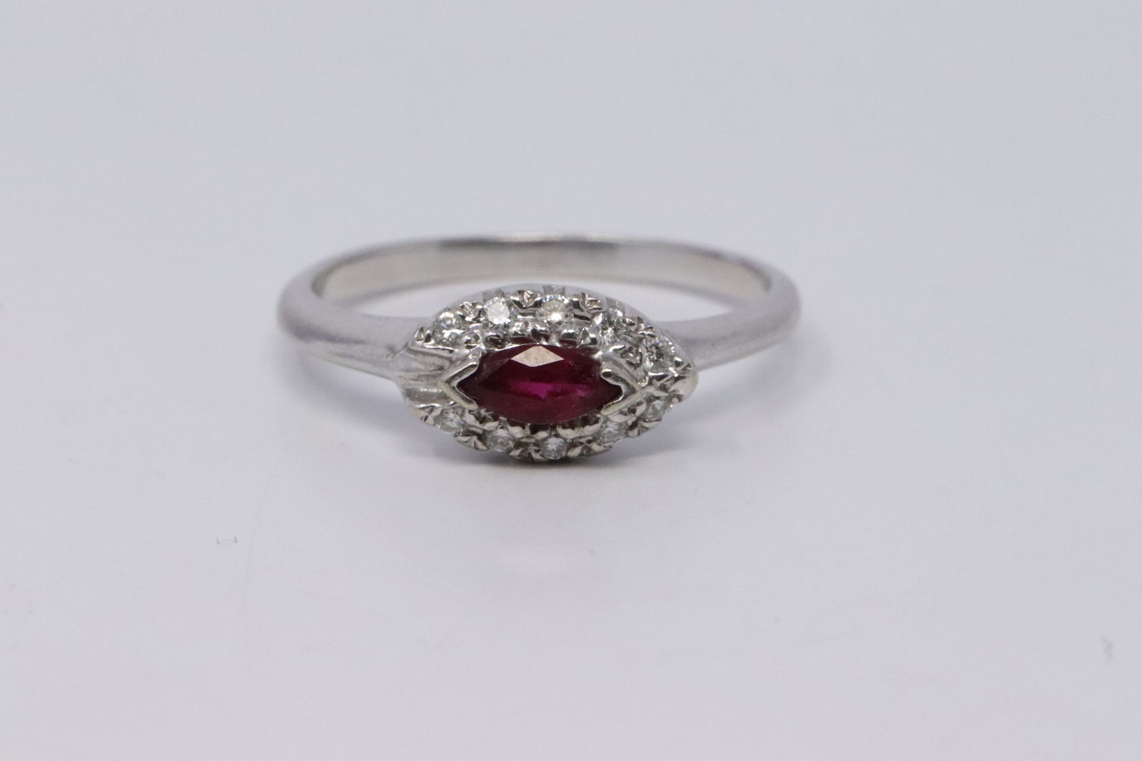 14kt Ladies Ruby|Diamond Ring (1 of 4)