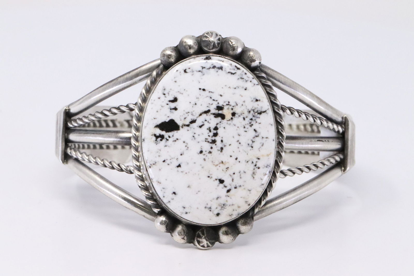 Native American Navajo Handmade Sterling Silver White (1 of 5)