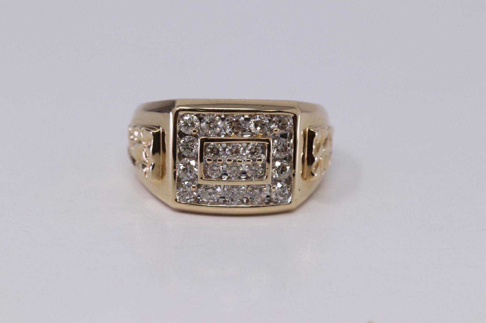 14kt Men's Diamond Ring (1 of 5)
