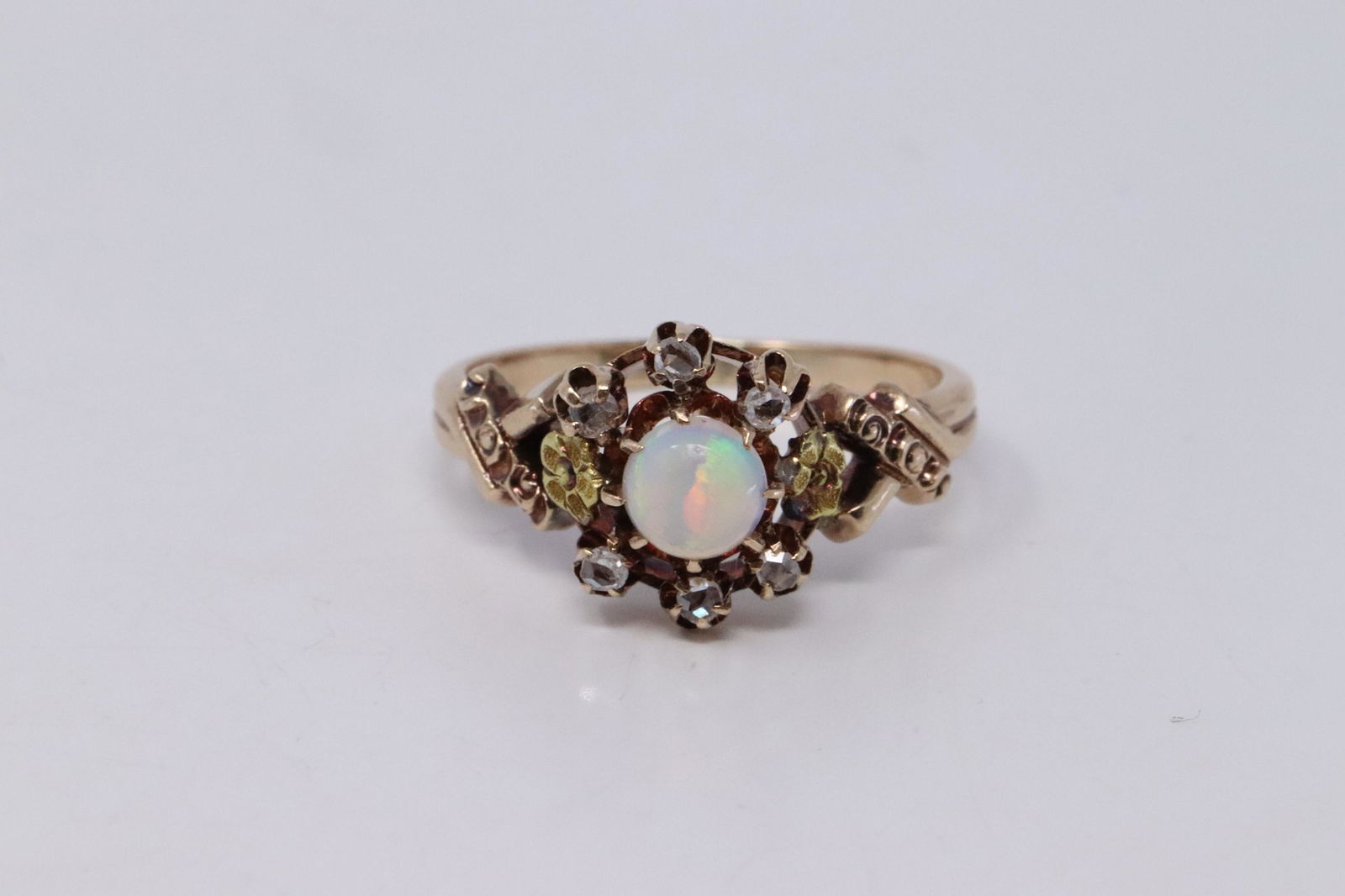 14Kt Vintage Opal | Diamond ring (1 of 3)