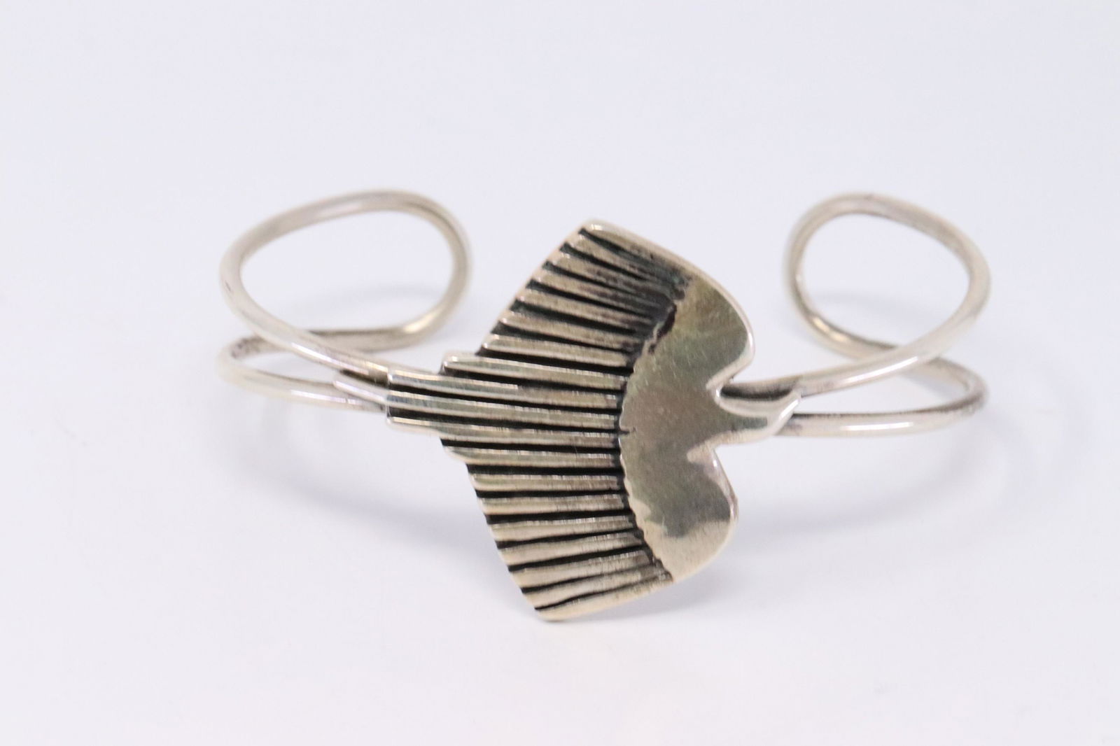 Native American Handmade Sterling Silver Navajo Eagle (1 of 4)