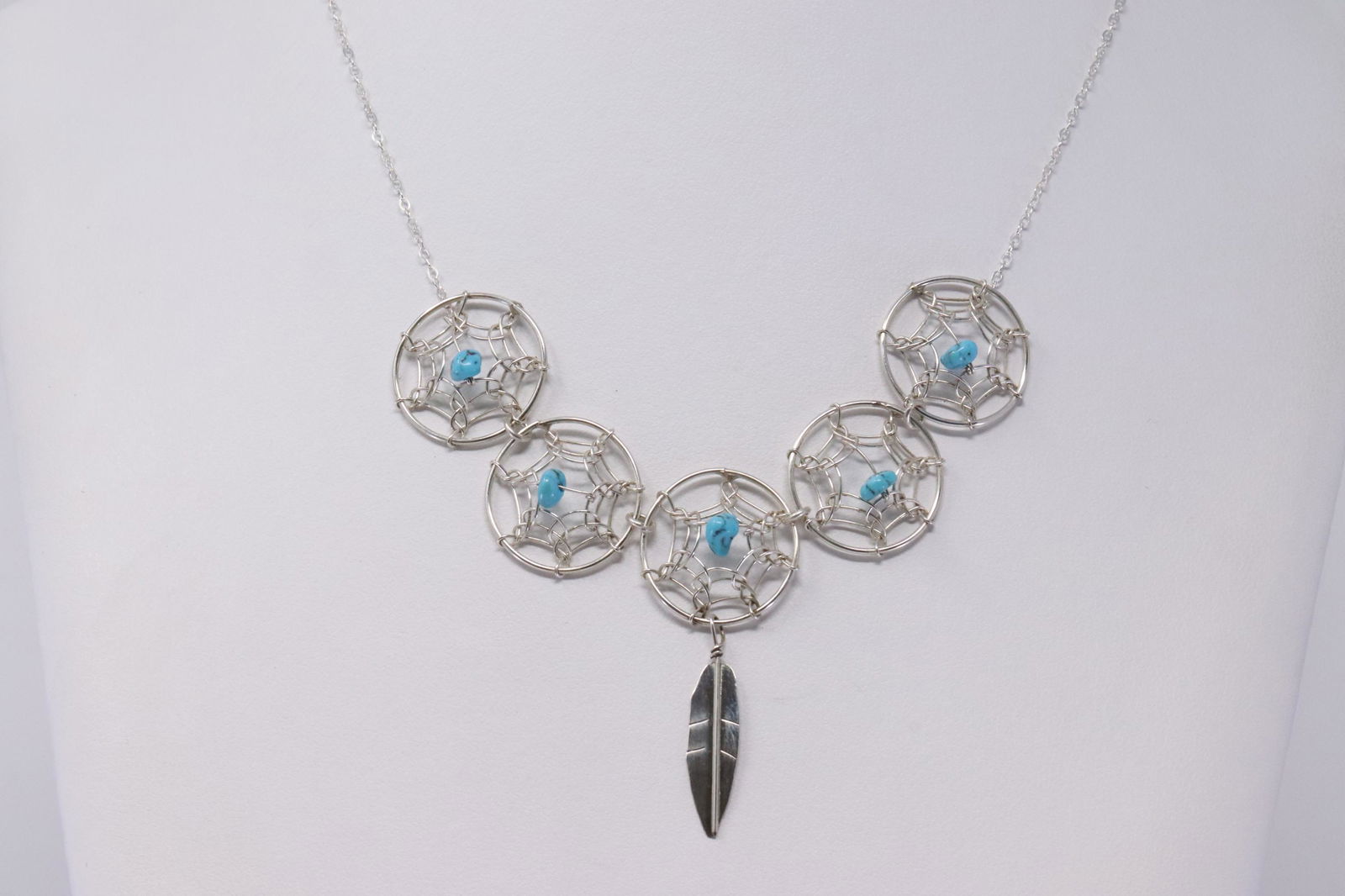 Native American Handmade Sterling Silver Navajo (1 of 5)