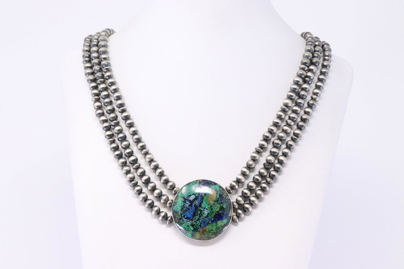 Native American Navajo Handmade Sterling Silver Pearl (1 of 4)