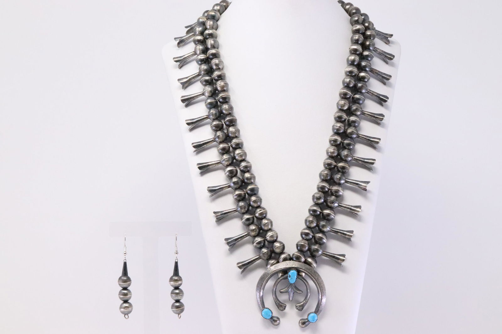 Native American Navajo Handmade Sterling Silver Squash (1 of 7)