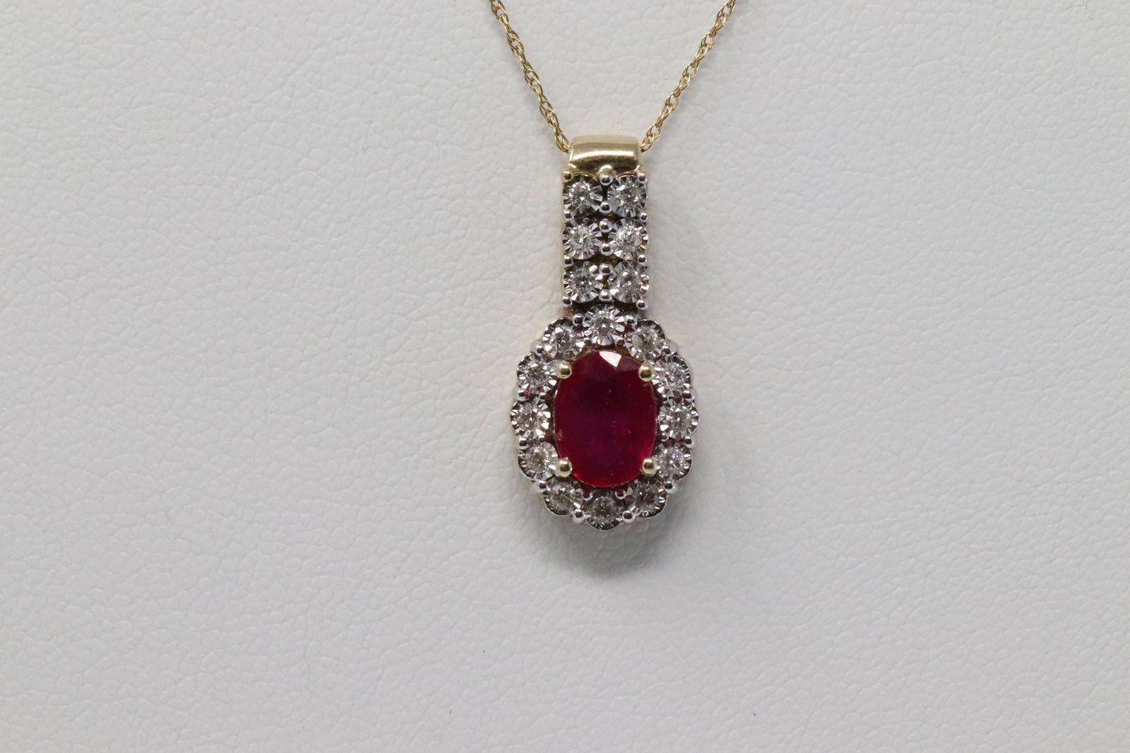 14KT Diamonds | Ruby Necklace (1 of 3)